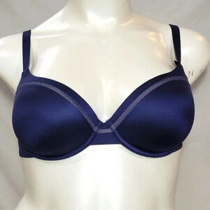 34B Maidenform 9500‎ Self Expressions T-Shirt Demi UW Bra Navy NWT